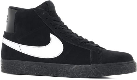 Nike SB Zoom Blazer Mid Skate Shoes - black/white-black-black-anthracite - view large